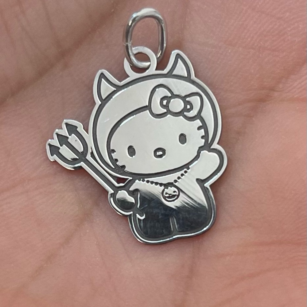 Hello Kitty Silver Pendant Necklace